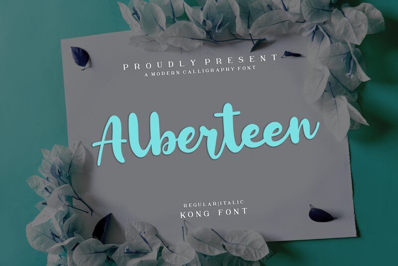 Alberteen Schriftart