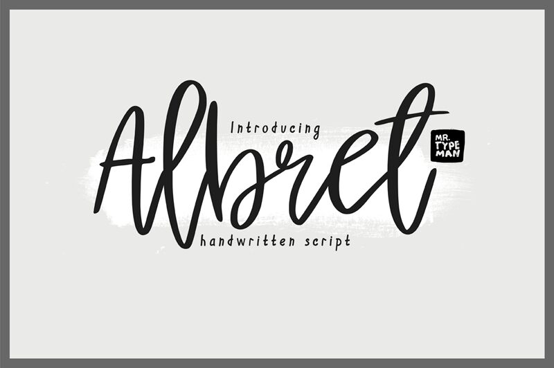 Albret Schriftart
