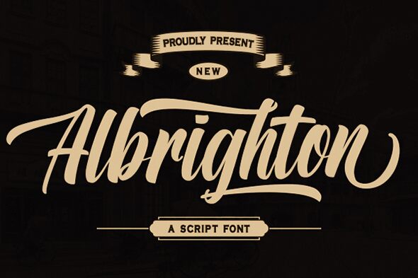 Albrighton Schriftart