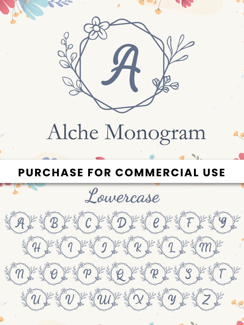 Alche Monogram Czcionka