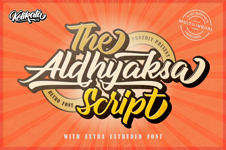 Aldhyaksa Schriftart