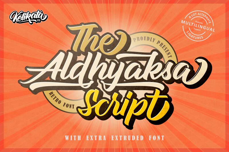 Aldhyaksa Schriftart