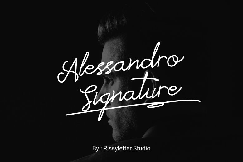 Alessandro_Signature Font