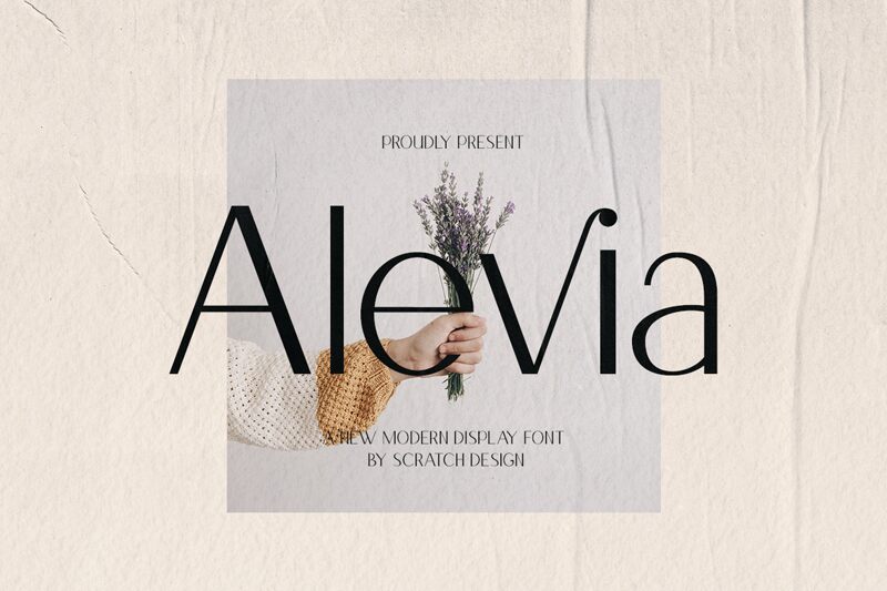 Alevia Schriftart