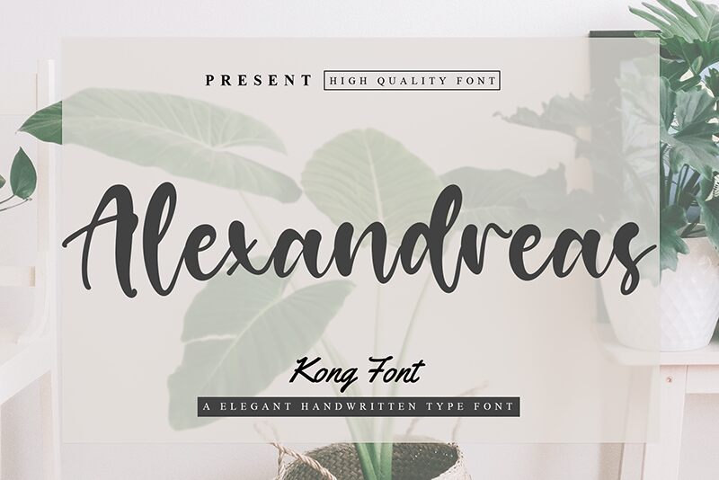 Alexandreas Schriftart