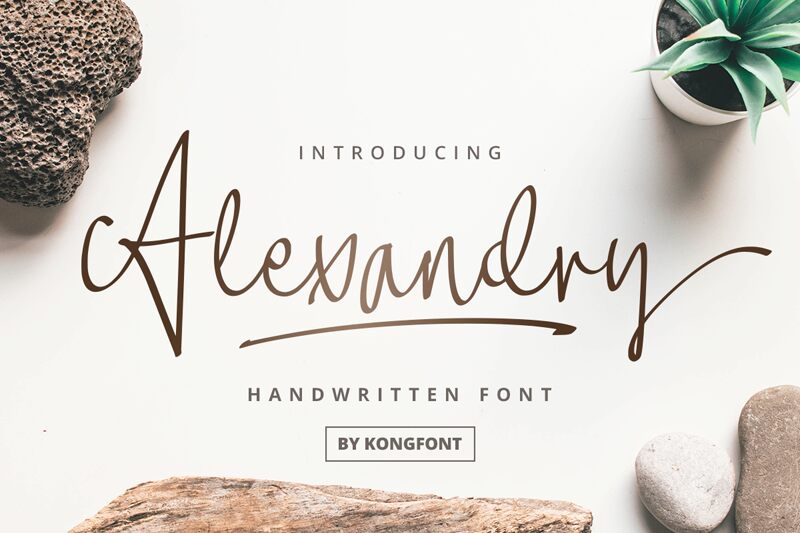 Alexandry Schriftart