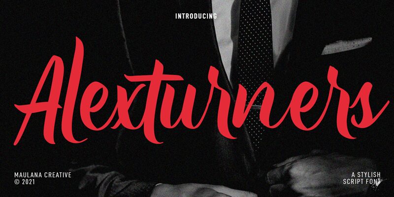 Alexturners Druh písma