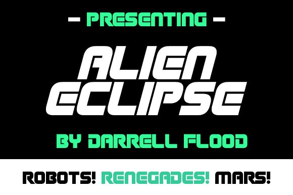 Alien Eclipse Schriftart