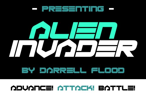 Alien Invader Schriftart