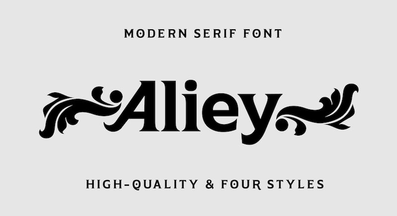 Aliey Schriftart