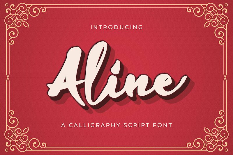 Aline Schriftart