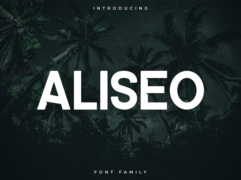 ALISEO Schriftart