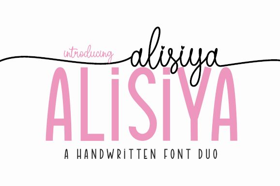 Alisiya Schriftart