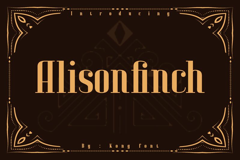 Alison finch Schriftart