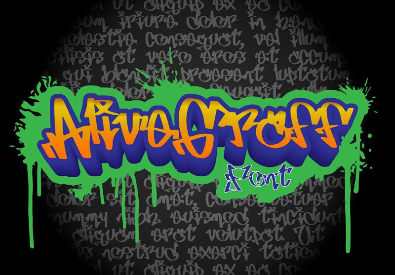 Alivegraff Font Czcionka
