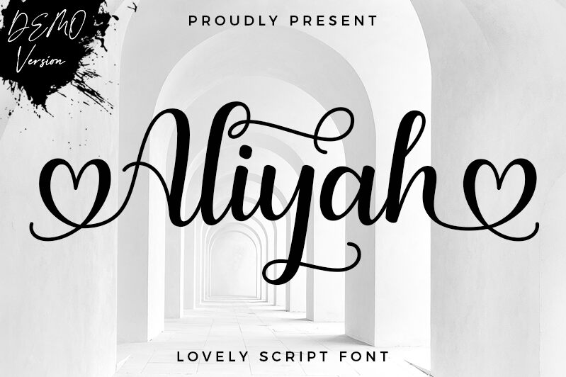 Aliyah Schriftart