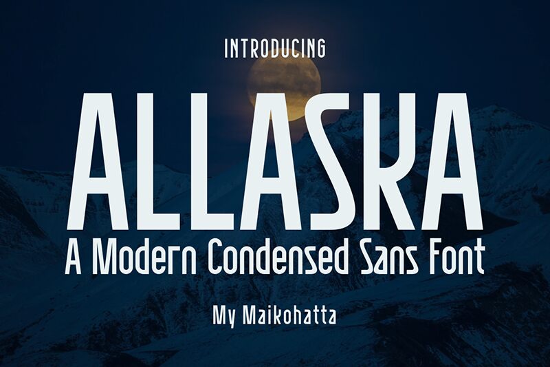 ALLASKA Schriftart