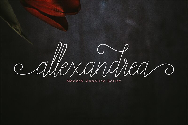 Allexandrea Schriftart