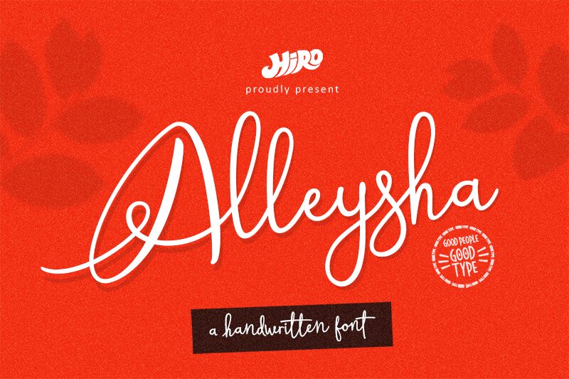 Alleysha フォント