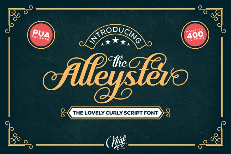 Alleyster Schriftart