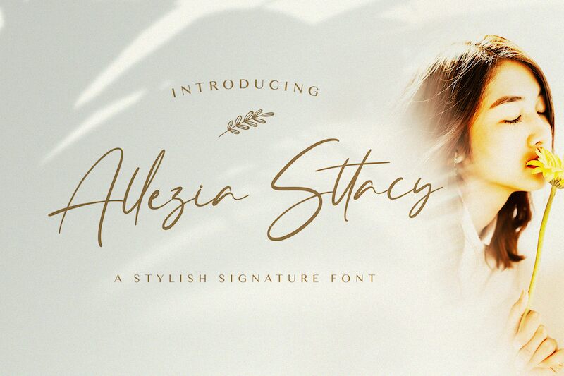 Allezia Sttacy Шрифт