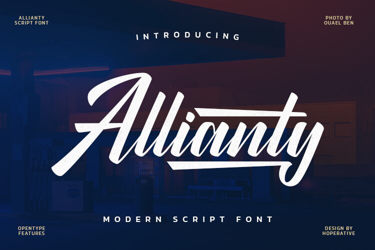 Allianty Schriftart
