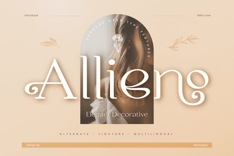 Allieno Schriftart