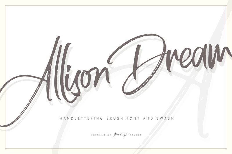 Allison Dream Schriftart