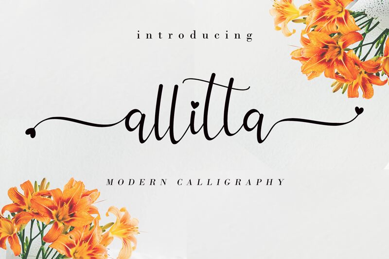 Allitta Calligraphy Carattere