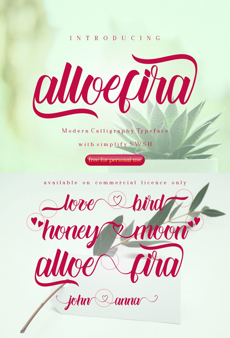 Alloefira Schriftart