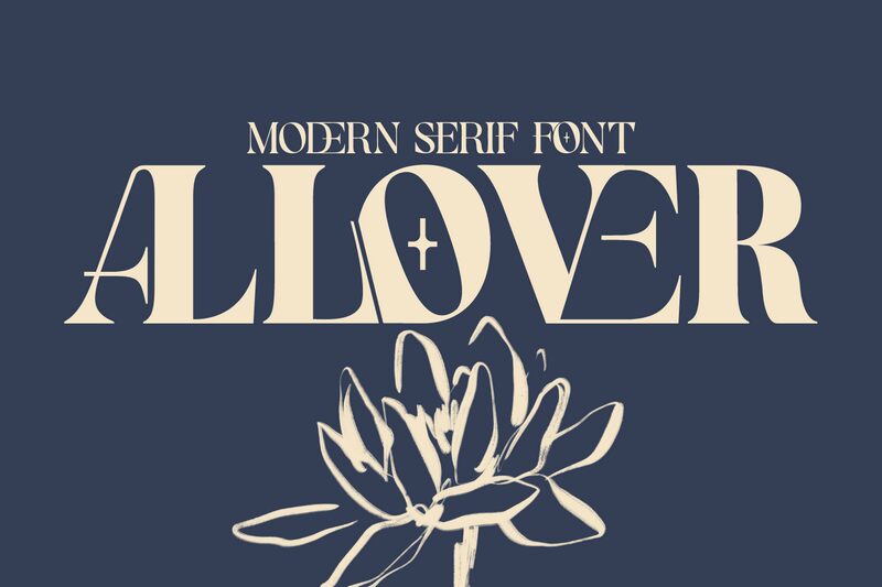 ALLOVER MODERN Schriftart