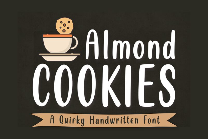 Almond Cookies Schriftart