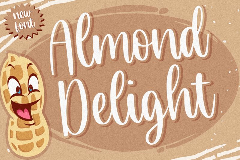 Almond Delight Druh písma