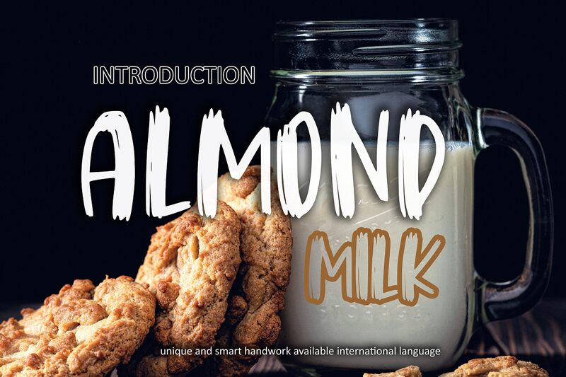 Almond Milk Schriftart