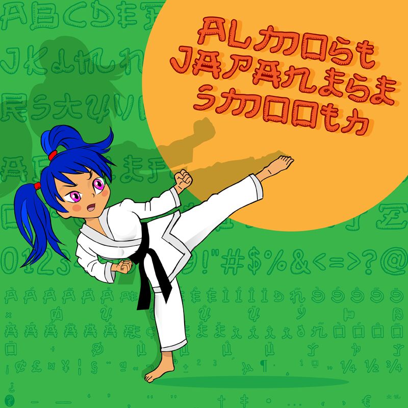 Almost Japanese Smooth Carattere