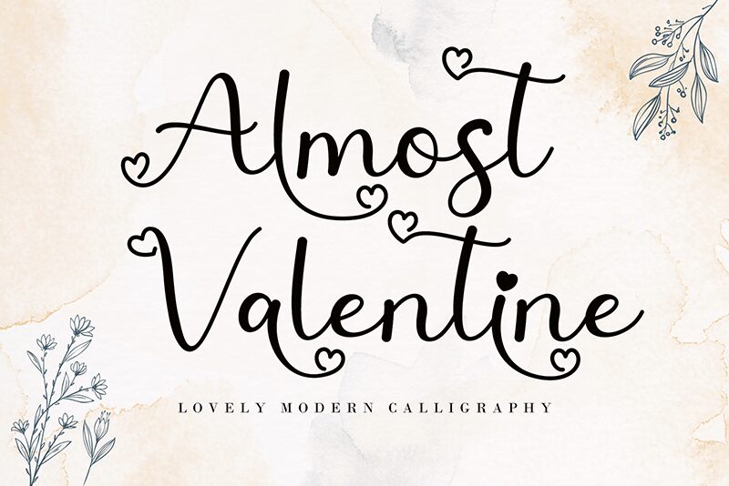 Almost Valentine Carattere