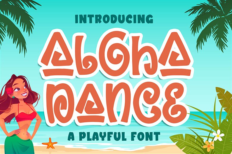Aloha Dance Czcionka