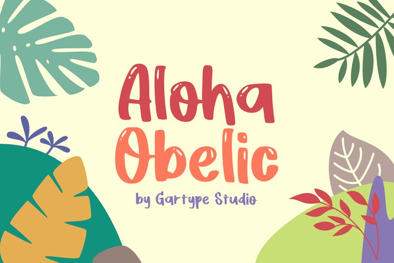 Aloha Obelic GT Schriftart