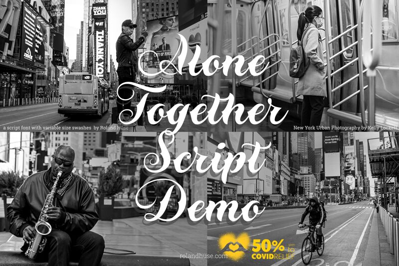 Alone Together Script Schriftart
