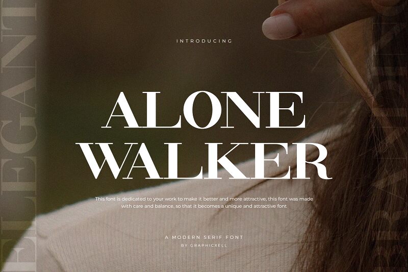Alone Walker Carattere