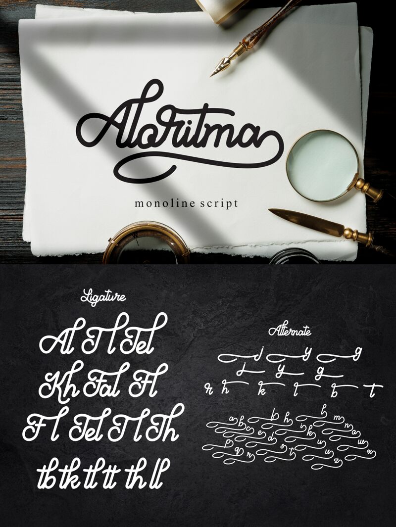 Aloritma Шрифт
