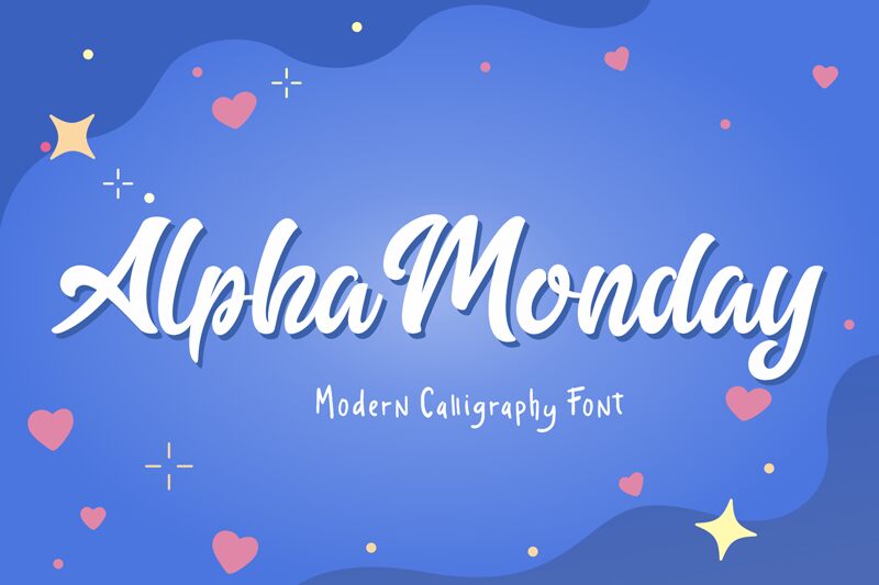 Alpha Monday Carattere