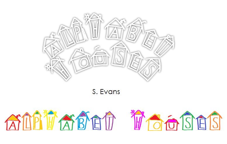 Alphabet Houses Schriftart