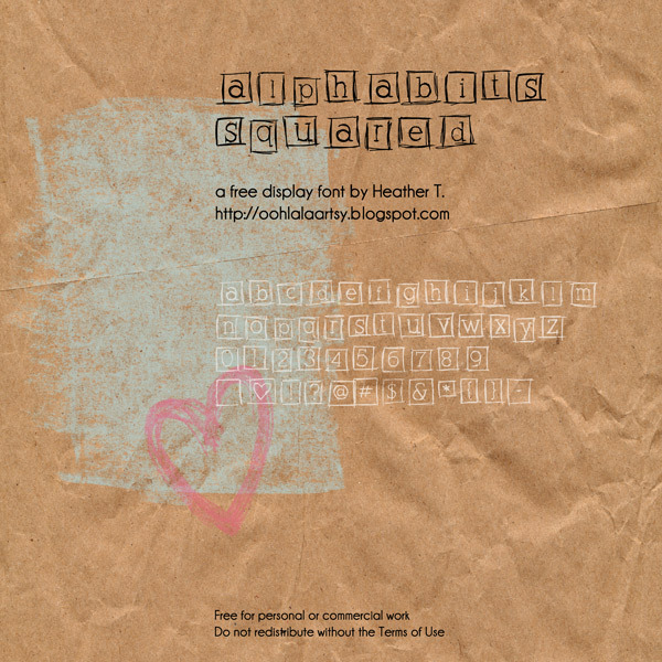 AlphabitsSquared Czcionka