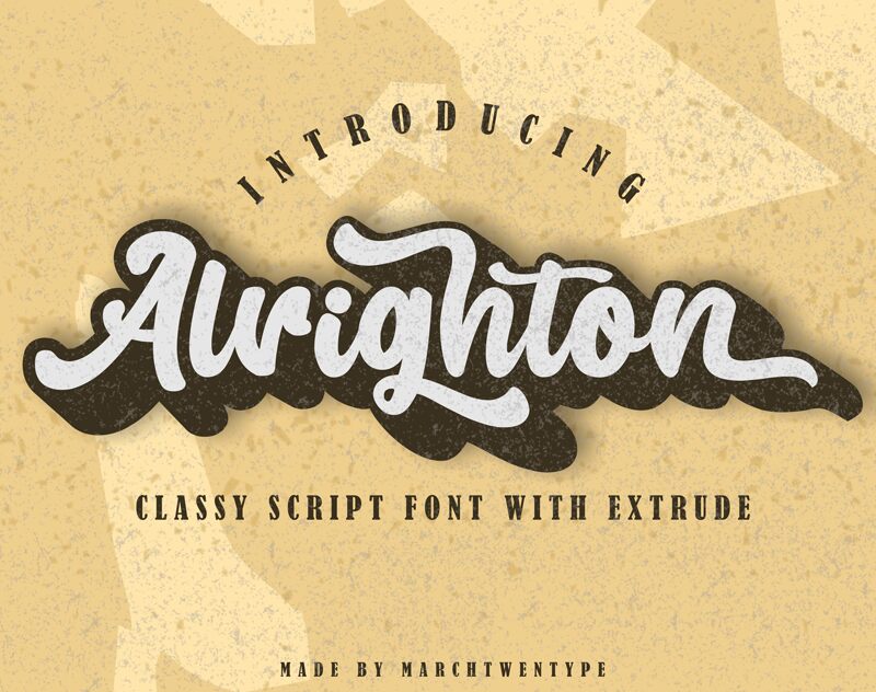 Alrighton Czcionka
