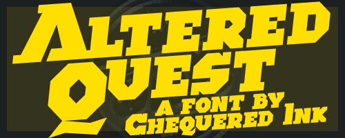Altered Quest Czcionka