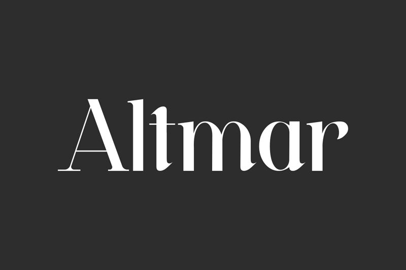 Altmar Schriftart