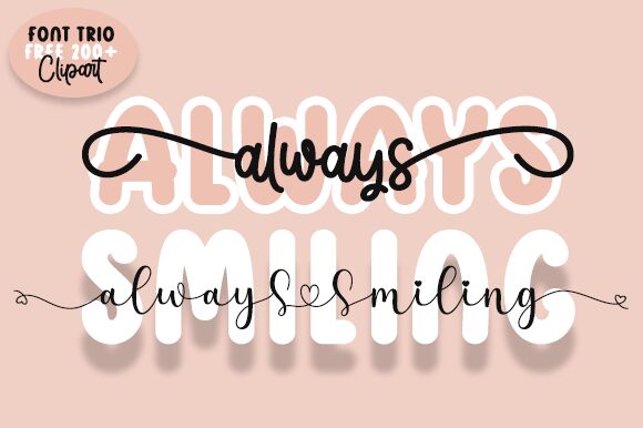 Always Monoline Czcionka