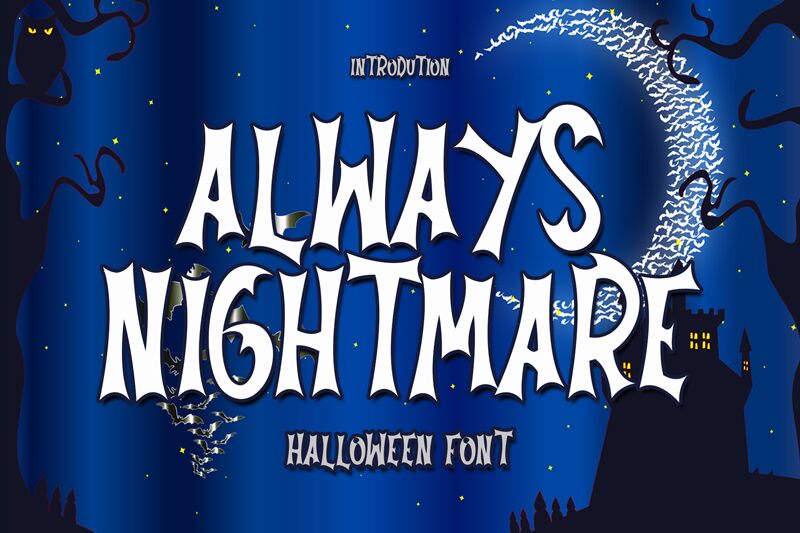 Always Nightmare Druh písma