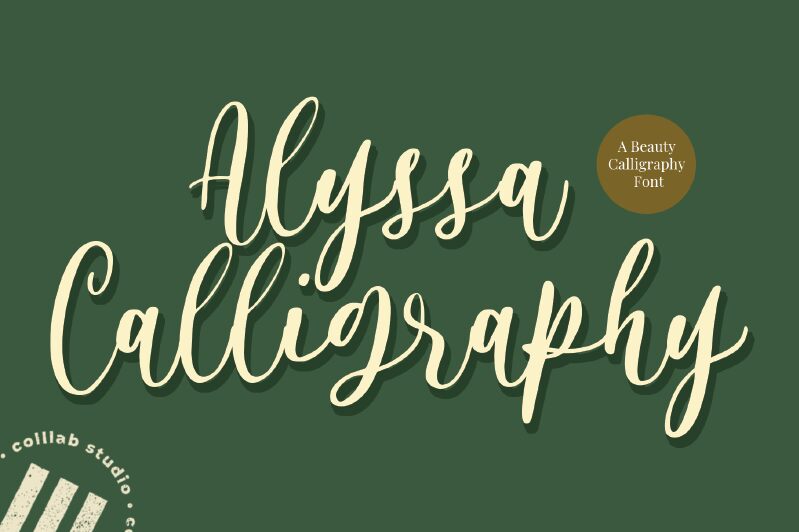 Alyssa Calligraphy Czcionka